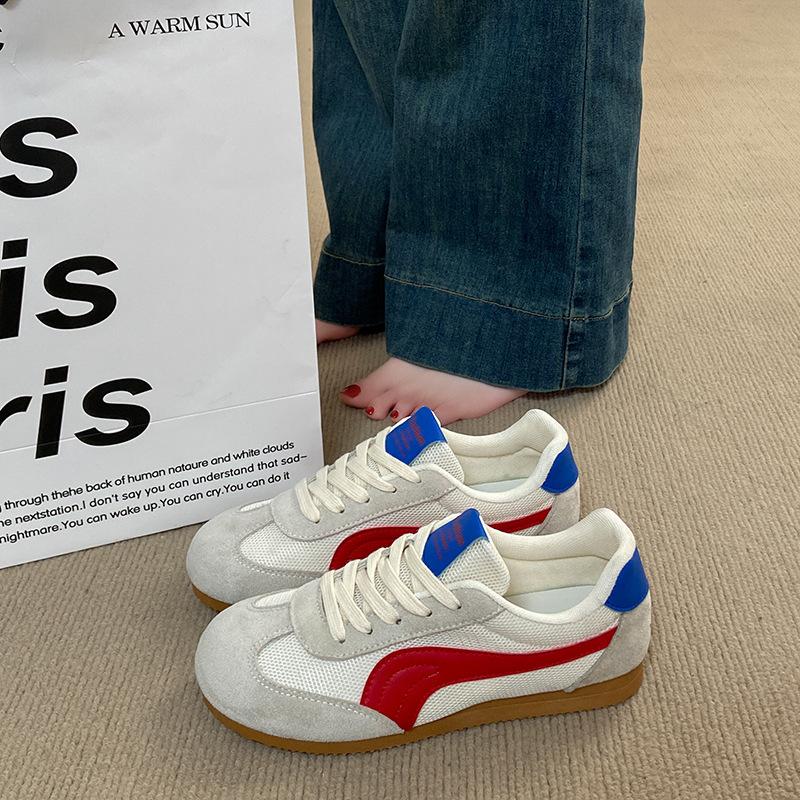 Beliebte vielseitige rote Ade Trainingsschuhe für Frühling und Sommer 2025 neu super angesagt Damen Gan Schuhe leichte Lauf-Freizeit-Sportschuhe