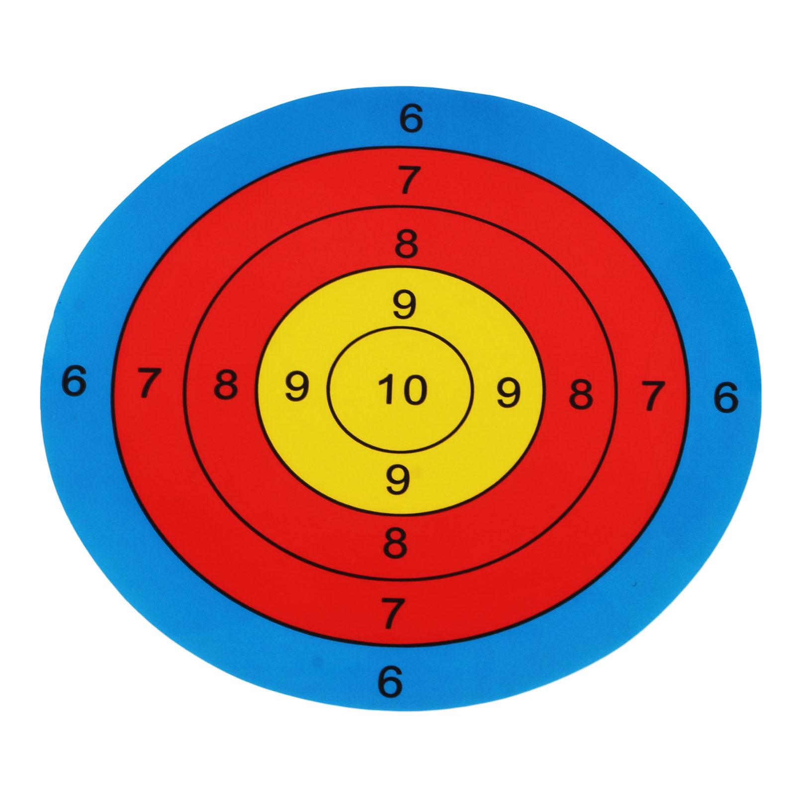 

100 ШТ Паперові мішені для стрільби з лука 3 дюйми Портативні Яскравого кольору Самоклеючі Мішені для Стрільби з лука на Відкритому повітрі