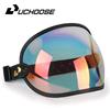 Uchoose Adatta a Tutti Casco Integrale Mezzo Casco Moto Vintage Retro Scudo Bolla Visiera Lente Occhiali da Sole Occhiali Accessori