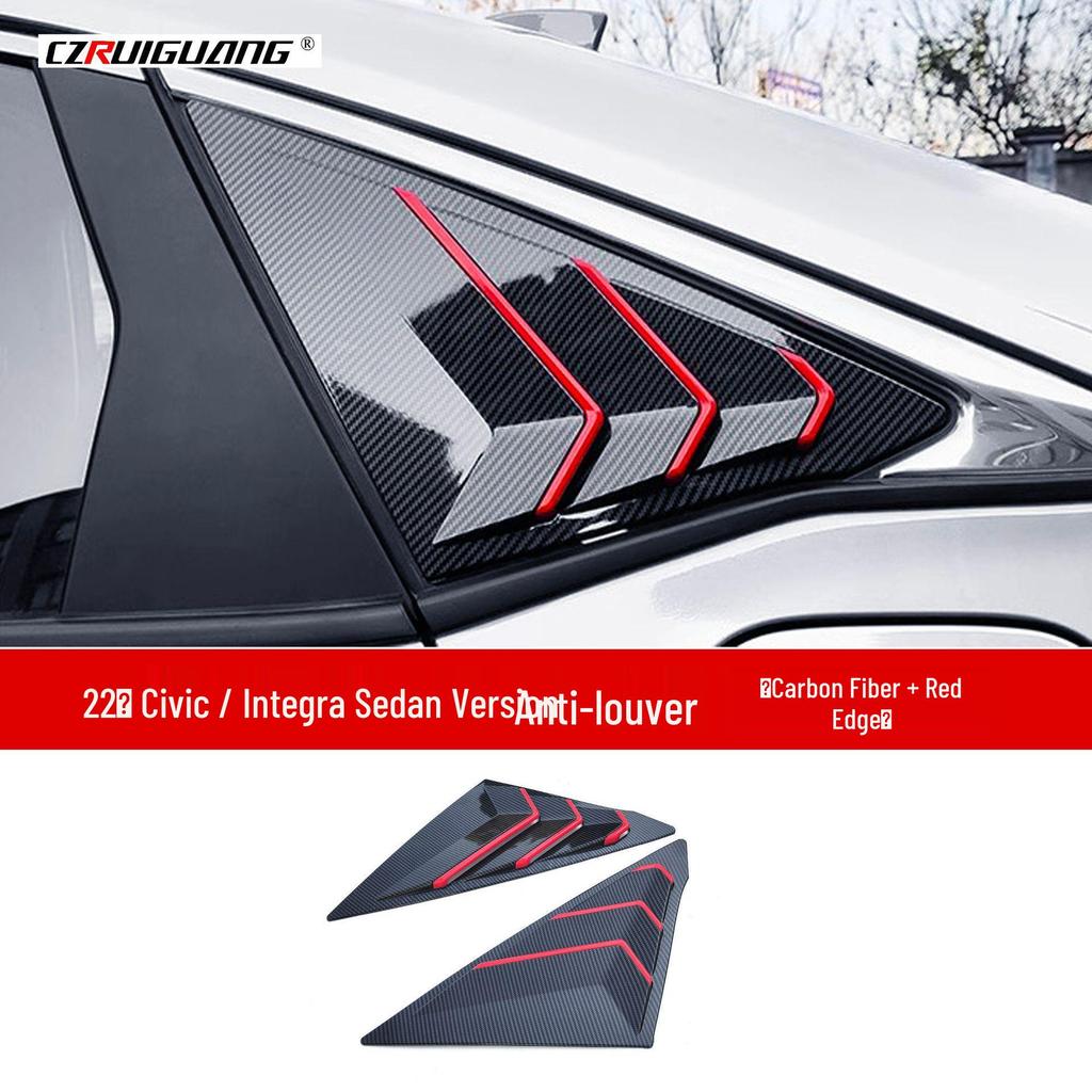 Honda Integra/Civic Front Lip, Rear Spoiler, Side Skirts, Rear Lip, Louvers, and Exhaust Tips Body Kit