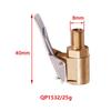 Brass Clip-on Adapter: Suction Cup Connector for Car Tire Inflatable Pumps