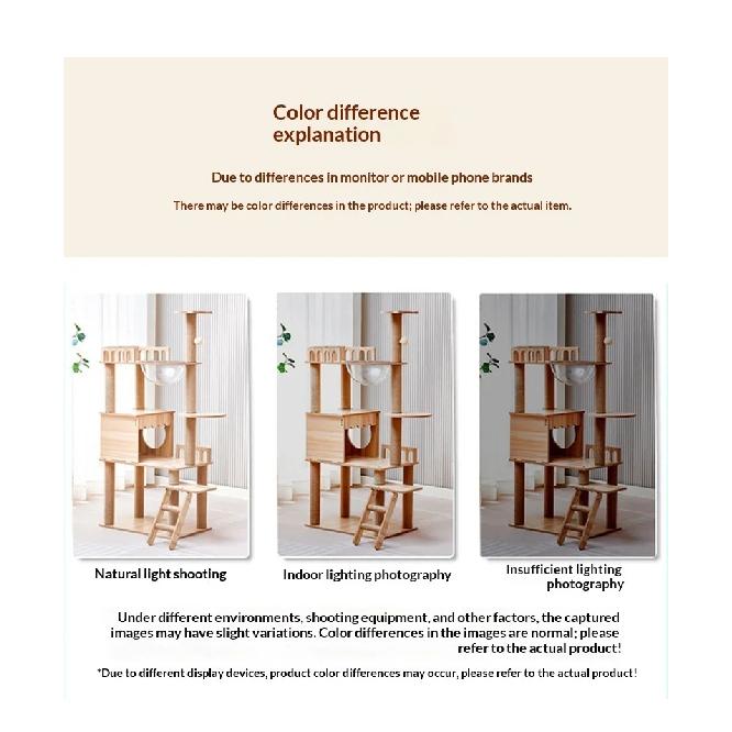 Small Multi-Level Cat Tree with Sisal Scratching Board and Toy, Space-Saving Jump Platform for Indoor Cats, Pet Furniture