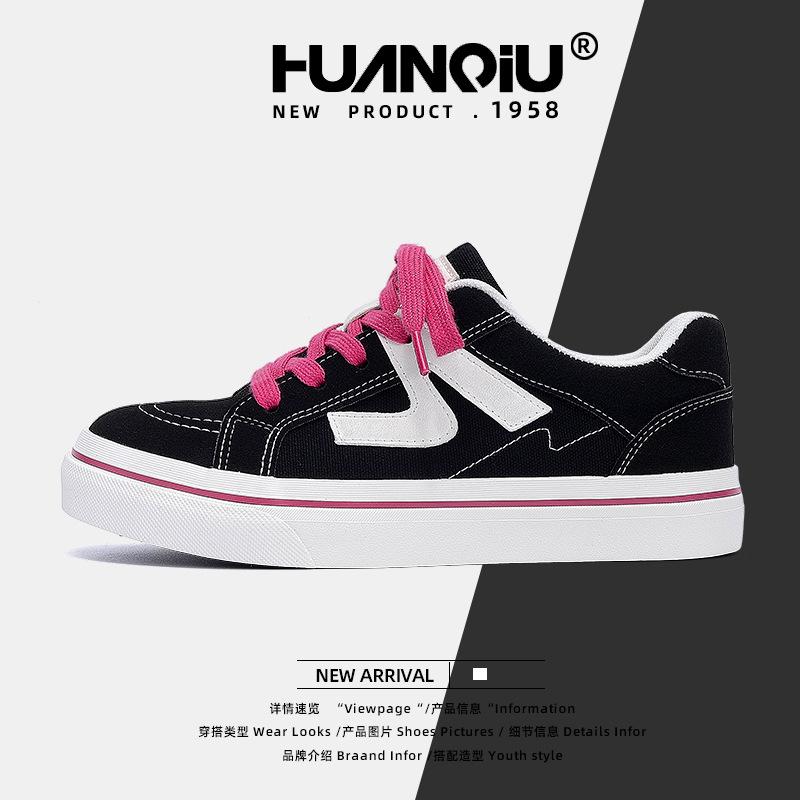 Global canvas shoes women's shoes HQDO-2 new shoes women's summer breathable casual shoes versatile platform niche board shoes