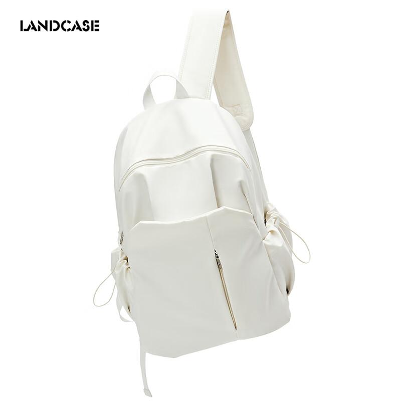 Landcase Backpack for Middle School Girls, Simple Double Shoulder Bag for High School And College Students,