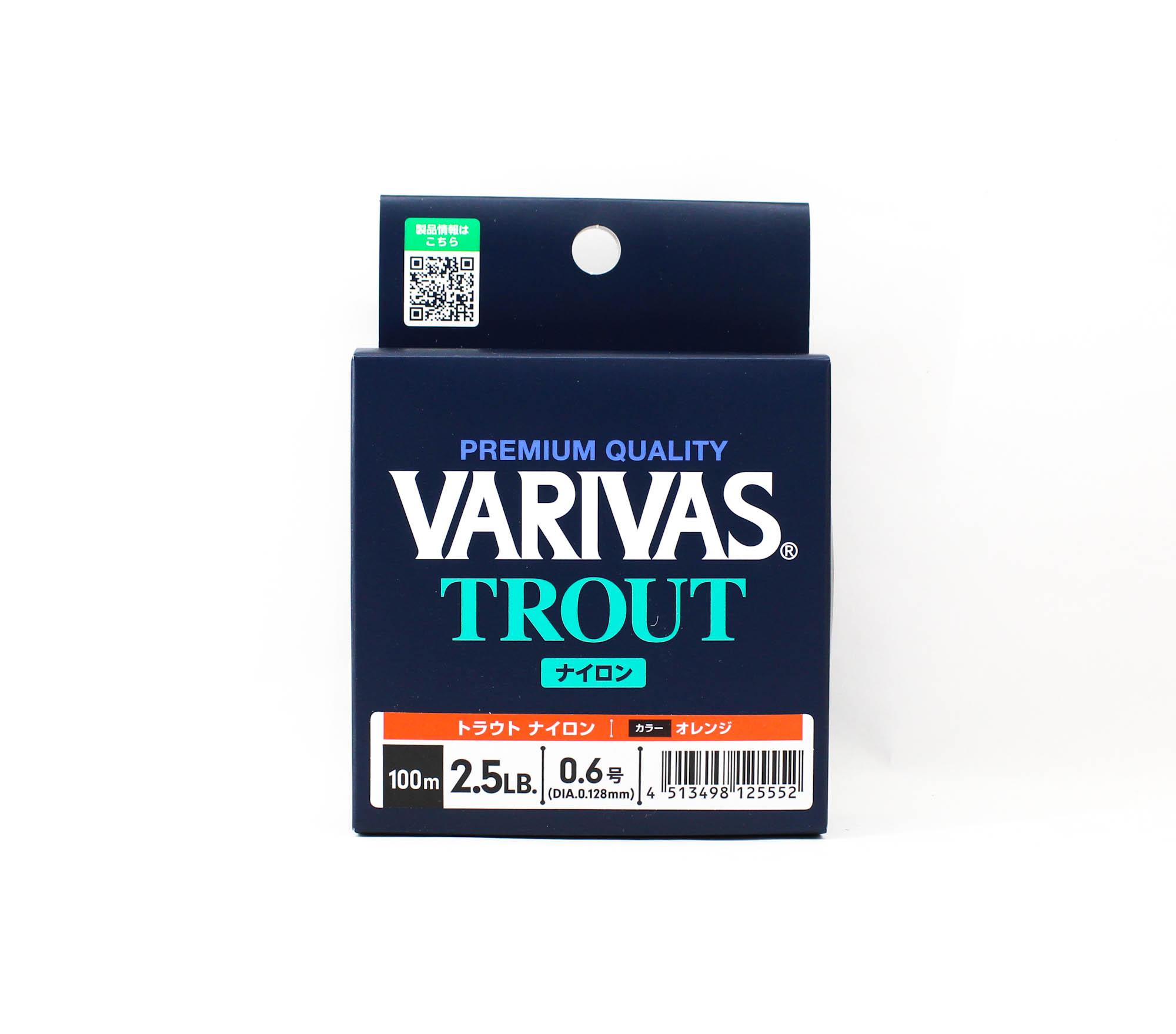 

Леска Varivas Nylon Trout Standard Line Оранжевая 100м 2.5lb (5552) оранжевый