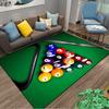 Billiard Balls Pool Theme Suitable As a Non-slip Mat for the Living Room or Bedroom Sofa