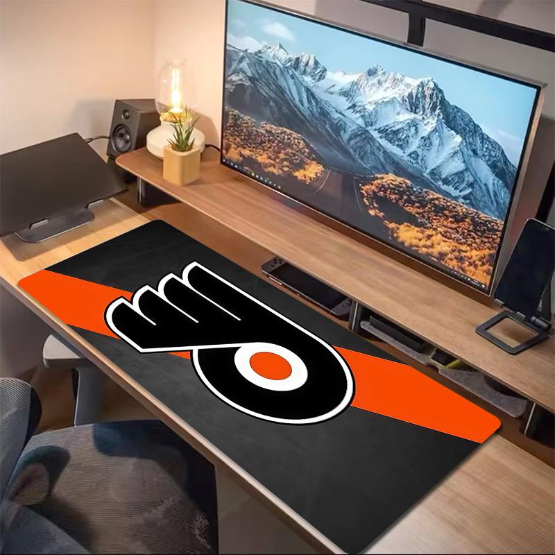 Philadelphia Flyers2 Print Cushion Non-slip Laptop Tablet Big Mousepad XXL Mat Mini PC Playmat With Lock Edge