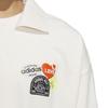 Adidas Neo Casual Long Sleeve Solid Color Logo Sweatshirt Men Tops White IK6013