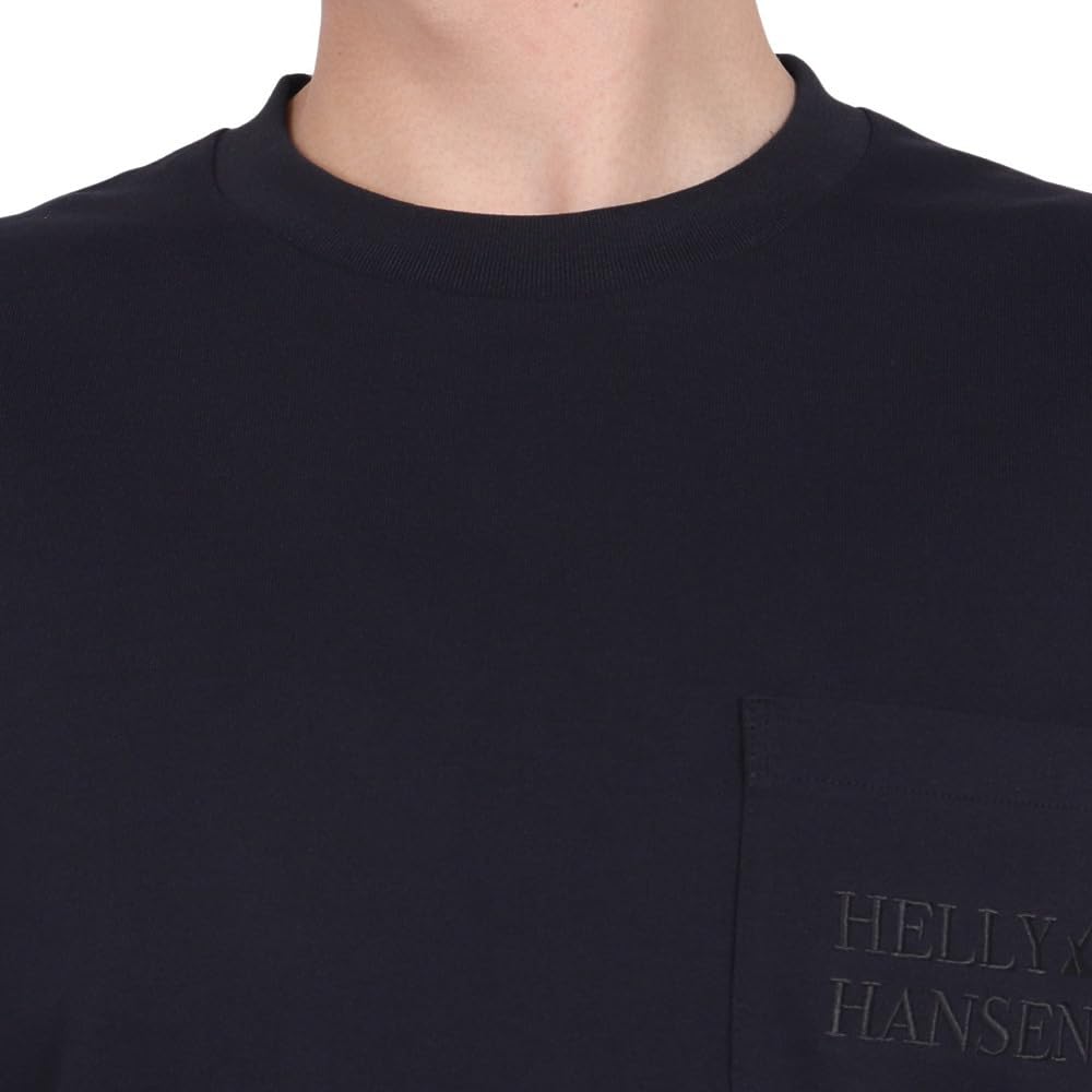 L/S HH Logo Sail Tee Black M