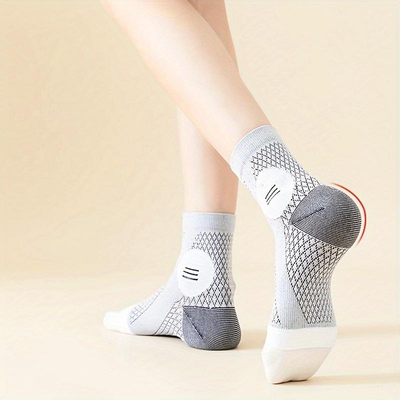 1Pc Knitted Breathable Ankle Support Brace Best Compression For Foot Heel Pain Relief Comfortable Fit