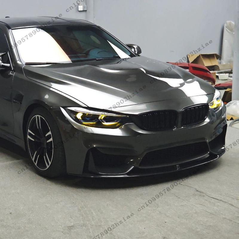 Car Front Bumper Splitter Lip Cover For BMW 4 Series F32 F33 F36 M4 Styling 420i 425i 430i 440i M440i 2014-2020 Body kit Tuning