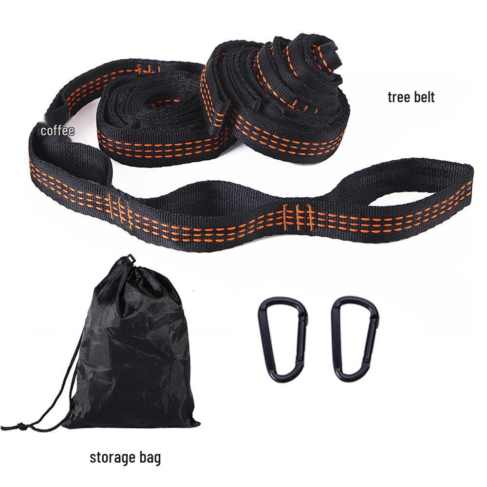 High-Strength Polyester Nylon Tree Hammock Straps with Multi-Ring Loop