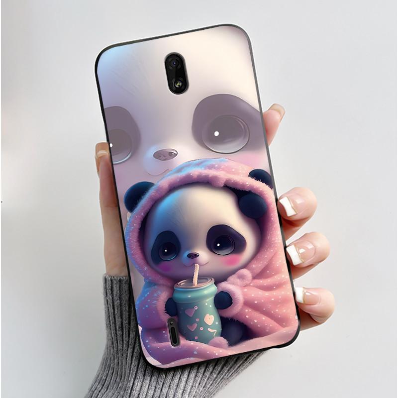 Cute Rabbit Love Heart Funny Phone Case For Nokia C1 Plus C2 Case Soft Silicone Back Cover For NokiaC1 C 1 Plus Fundas C 2 Coque