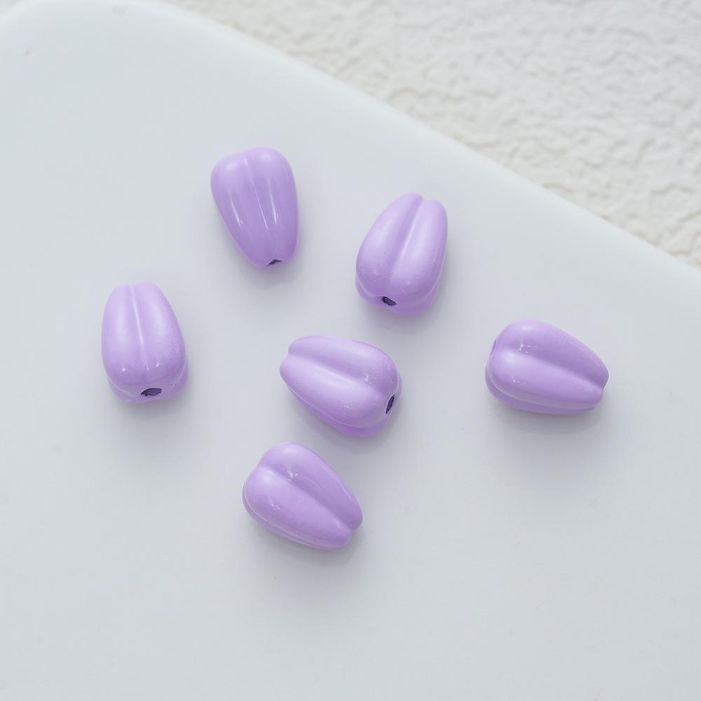 Alloy Color Bud Diy Accessories Handmade Jewelry Tulip Flower Bead Separator Beaded Necklace Mobile Phone Chain Material