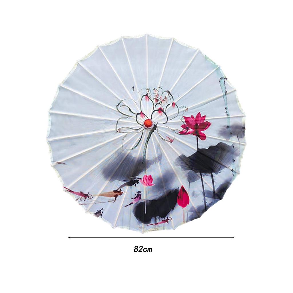 Chinese Oiled Paper Umbrella Oil Paper Umbrella Ancient Dance Umbrella for Performance Party Events Music Festivals Cosplay