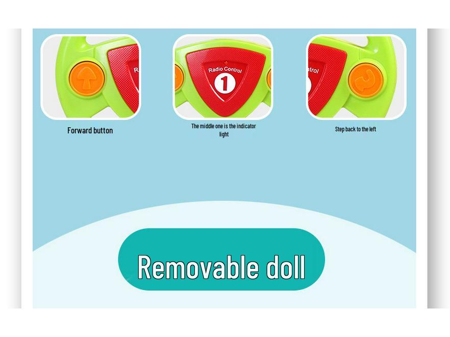 Children's Electric 2.4G Remote Control Car with Lights & Music - Popular Cartoon Toy Car