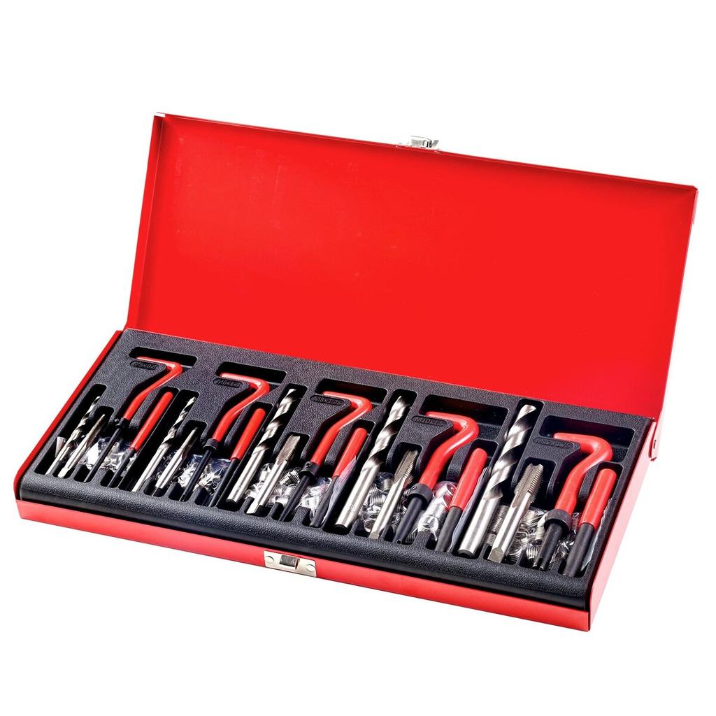 166 PCS Helicoil Thread Repair Kit Metric Rethread Tool M5 M6 M8 M10 M12