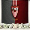 Sevilla FC Wall Tapestry Aesthetic Wall Hanging Printed Fabric Blanket Decorative Tapestries for Bedroom Living Room Home Decor