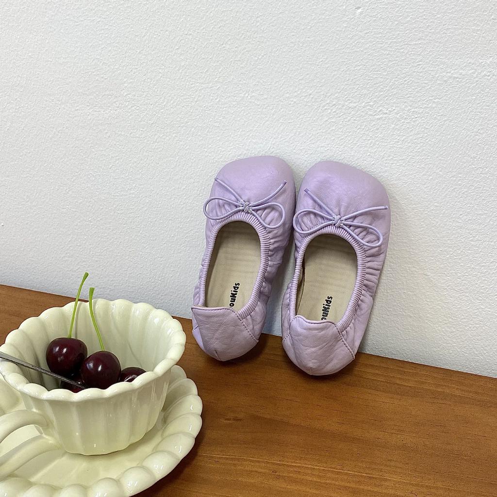 Scarpe da Principessa per Bambini Scarpe da Ballo Singole Primaverili per Bambini Scarpe da Balletto Morbide per Bambini Piccole Scarpe in Pelle