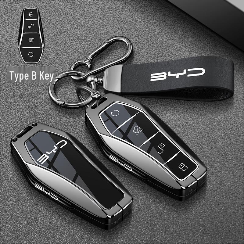 Luxuriöses Herren-Schlüsseletui für BYD Song Plus, Song LDMI/Max und Song Pro mit speziellem EV-Verschluss