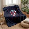 Bologna FC Weiche Flanell-Fleece-Decke Leicht Gemütlich Warm Überwurfdecke für Sofa Bett Heimdekoration