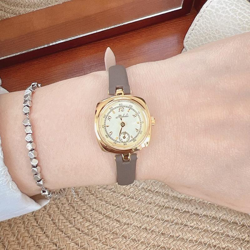 Small Dial Watch Watch Belt Women'S Fashion Separate Dial Small Seconds