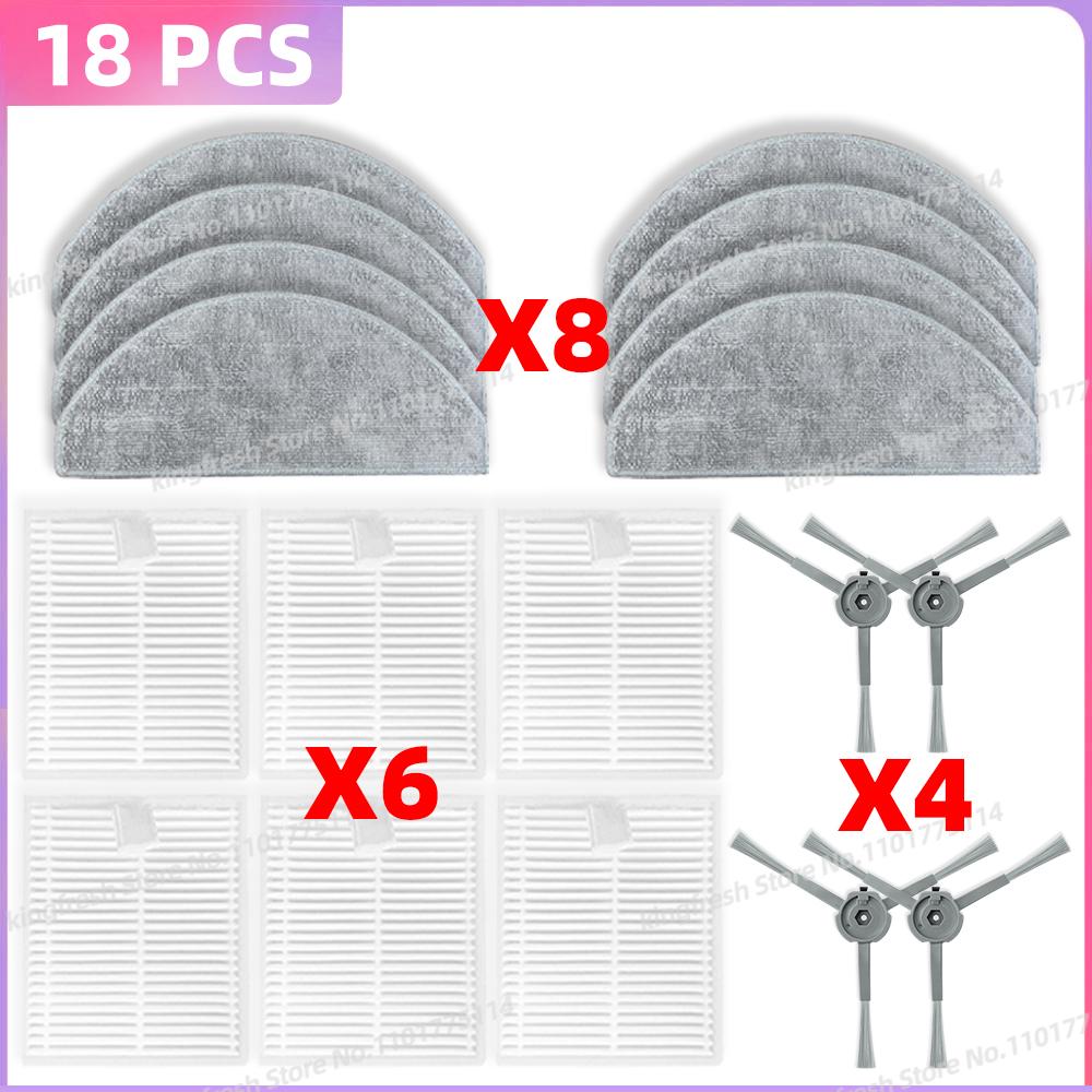 Compatible For ( Polaris PVCR 4250 / 4260 ) Vacuum Parts Side Brush HEPA Filter Mop Cloth Accessories