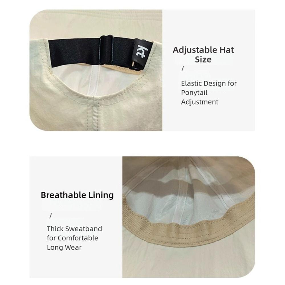 Wide Brim Bucket Hat Quick Drying Fisherman Cap Fashion Summer Hat Women Girls Wear