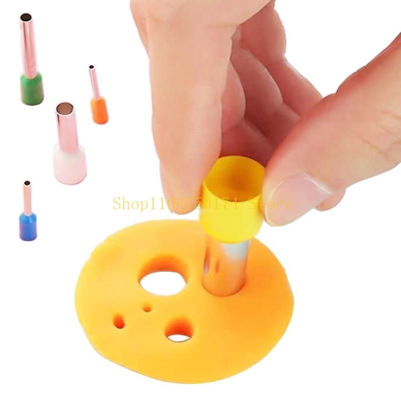 8Pcs Stainless Steel Pottery Clay Cutter Molds 1mm-103mm For Clay Pottery Handmade Craft Ceramic Hole Punching Cutter top sale