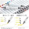 Ohuhu Marker 120 Colors Illustration Brush and Fine Includes 1 Blender Honolulu B Series Brush-Type Pens, (121 Pens), Professional-Use Markers, Tips,