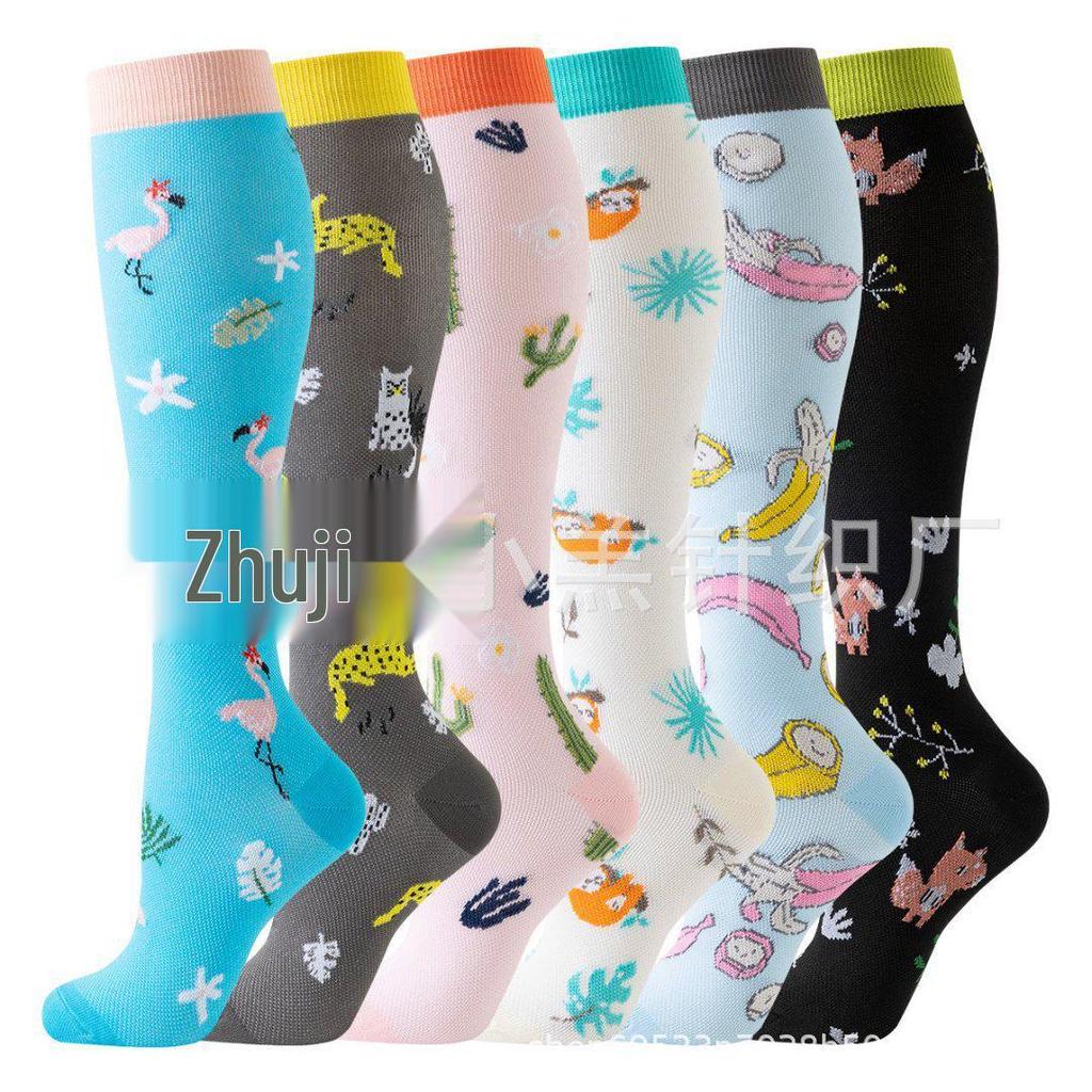 Unisex Long Compression Socks for Cycling, Running, and Marathon