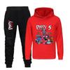 Poppy playtime children's hooded sweatshirt trousers casual sports suit 5707