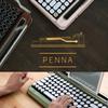 Aias Retro Keyboard PENNA RED Typewriter-Style