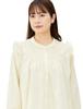 Narue Cotton Cut Dobby Pajama Cream Women's Set,