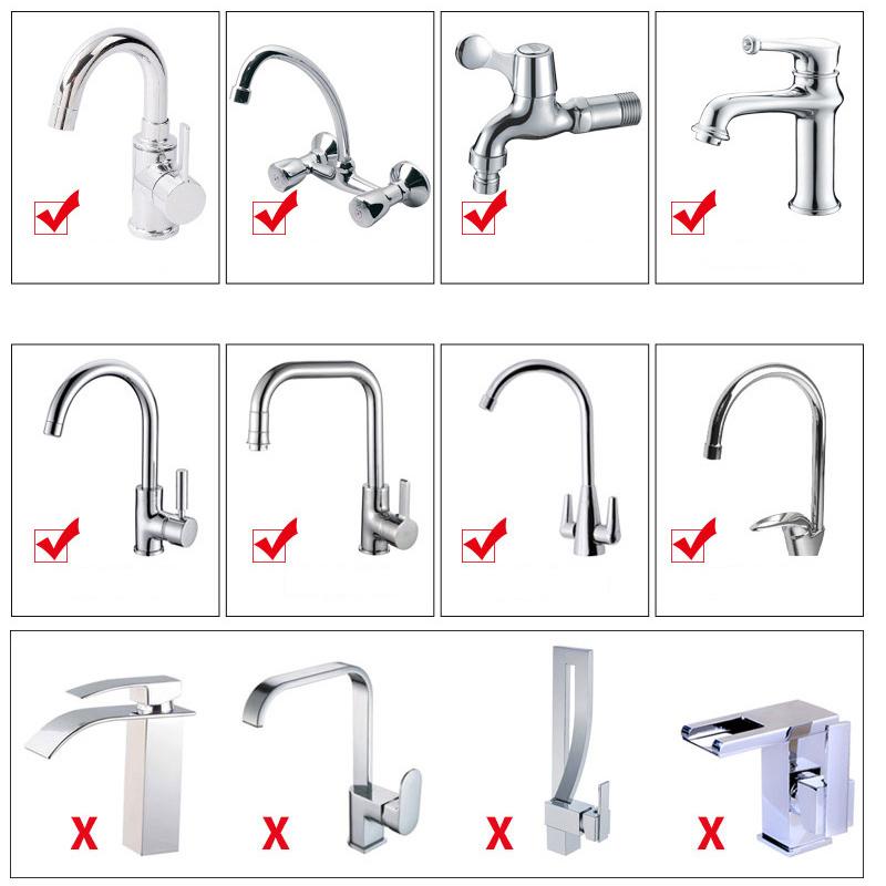 5-Layer Activated Carbon Water Filter Household Clear Faucet Purifier Drinking Water Filter for Kitchen Bathroom Faucet