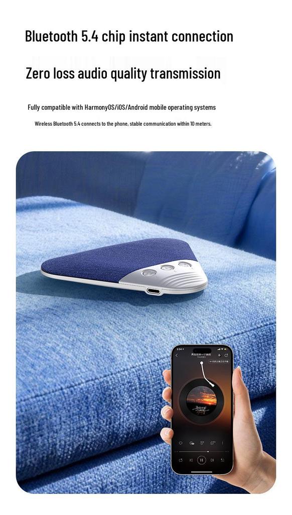 V3pro Ultra-Thin Under-Pillow Bluetooth Speaker for Sleep with White Noise