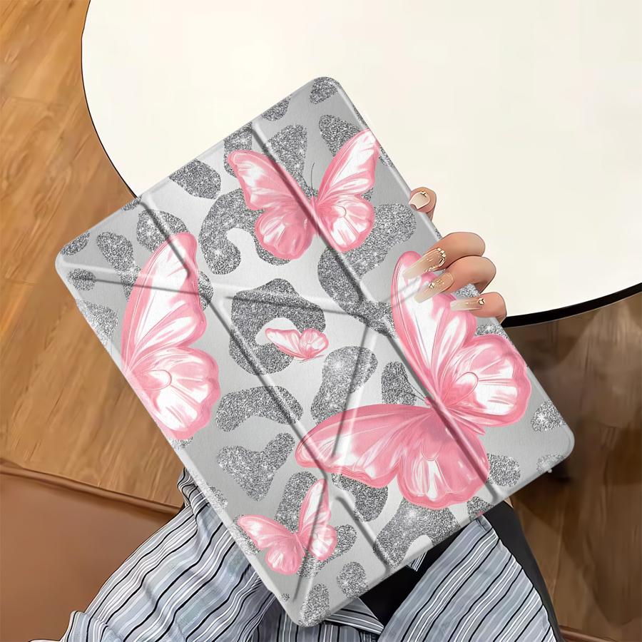 Tablet Case For iPad Pro 11th 10th 9th 8th 7th 12.9inch Pro 2025 Air 4 5 M3 M2 1 2 M4 11inch Mini 6 7 Holder Cover Leopard