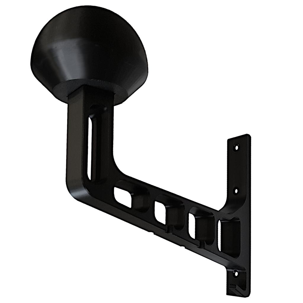 V1 Motorcycle Helmet Hook Holder Black