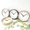 KATOMOKU Plywood Clock, China Dial, km-34M, Wall Clock, Continuous Second Hand, 25.2cm Diameter (quartz Clock)