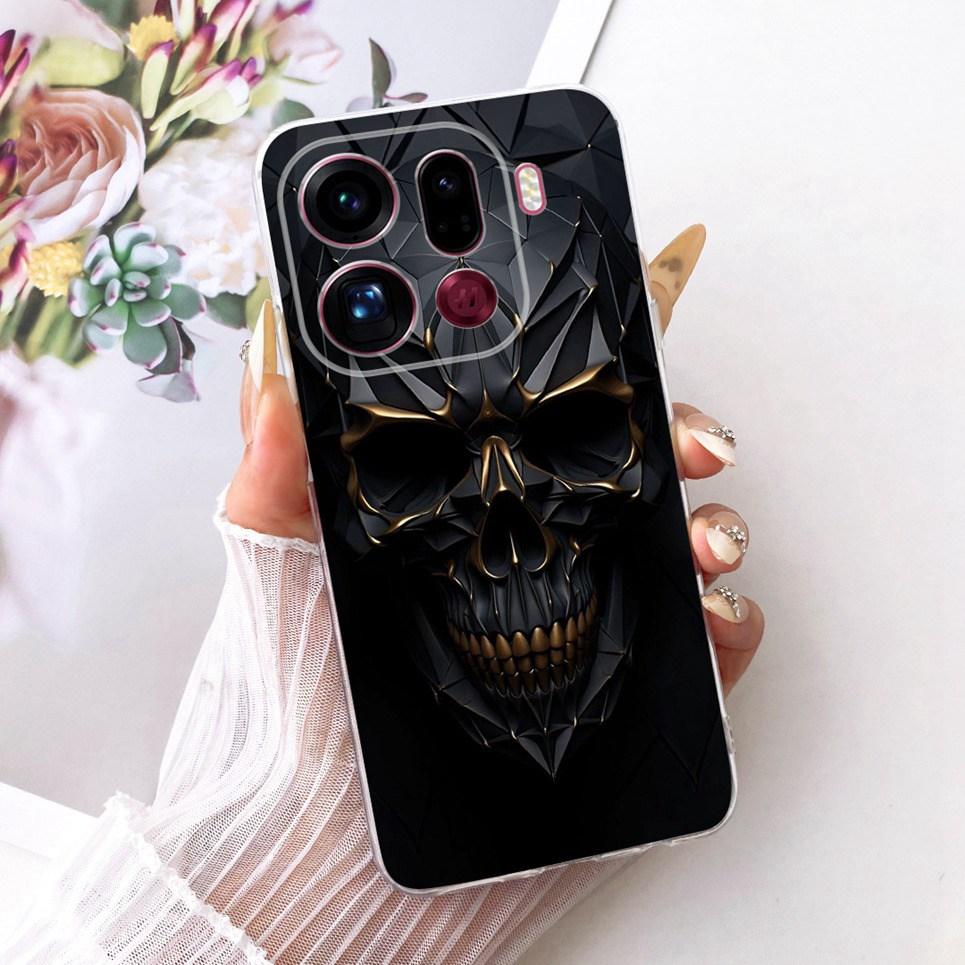 For Oppo Find X9 X9Pro Phone Case On Oppo Find X9 Pro Casing Cool Dragon Lion Tiger Cartoon Back Cover Clear Soft Silicone Coque