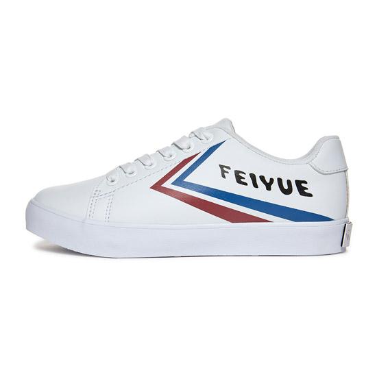 Baskets Homme Feiyue Fe Lo Court Sp / Blanc/Bleu/Rouge / Fu100075
