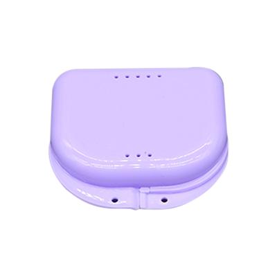 Retainer Box Retainer Container Partial Mouth Guard Container Case Denture Box Orthodontic Denture Storage Boxes With Holes