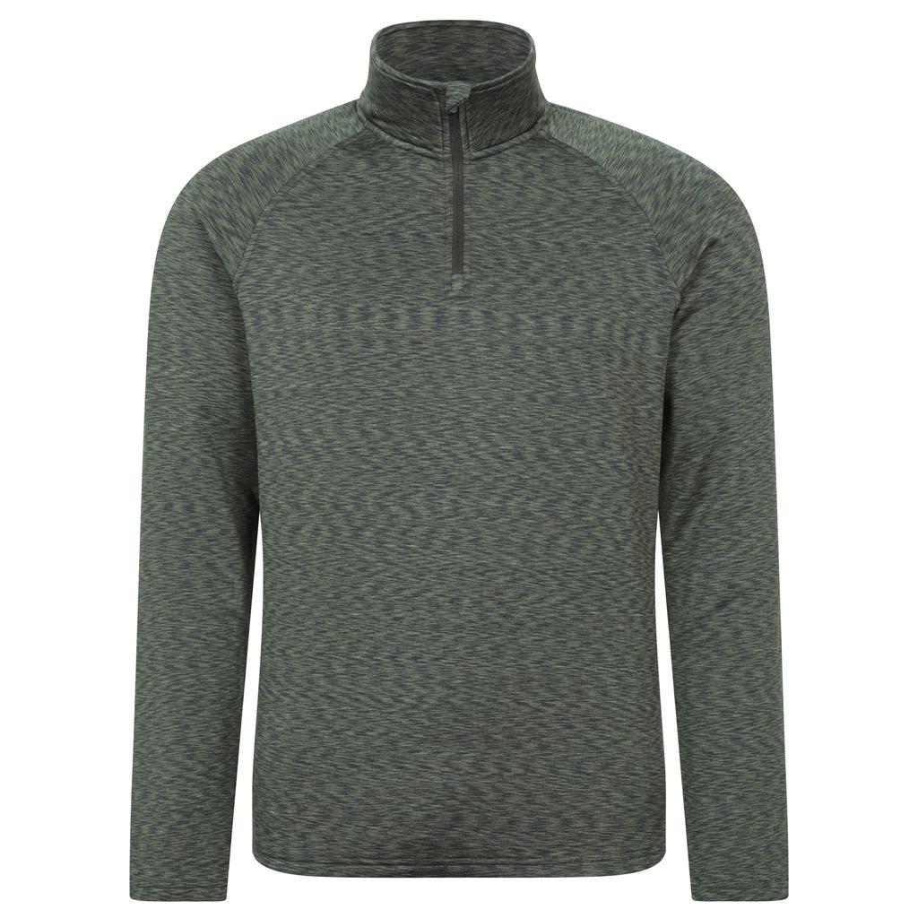 Mountain Warehouse Mens Power Quarter Zip Midlayer