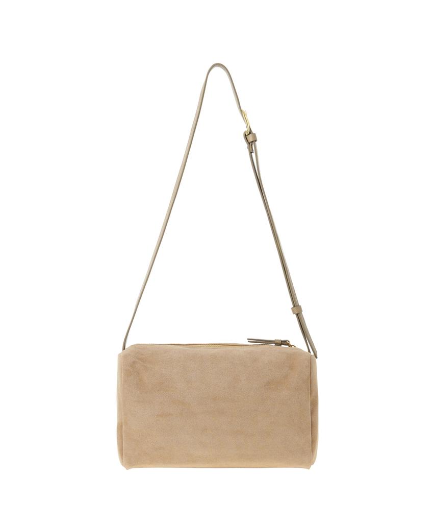 Tooamo Bella Suede Box Bag Beige