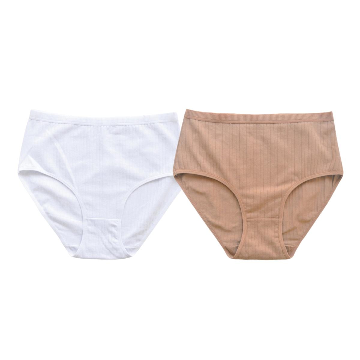 

2Pcs/Set Women s High Waist Cotton Panties Seamless Breathable Underwear Sexy Lingerie Comfort Female Underpants M-XXL XXL&2Pcs