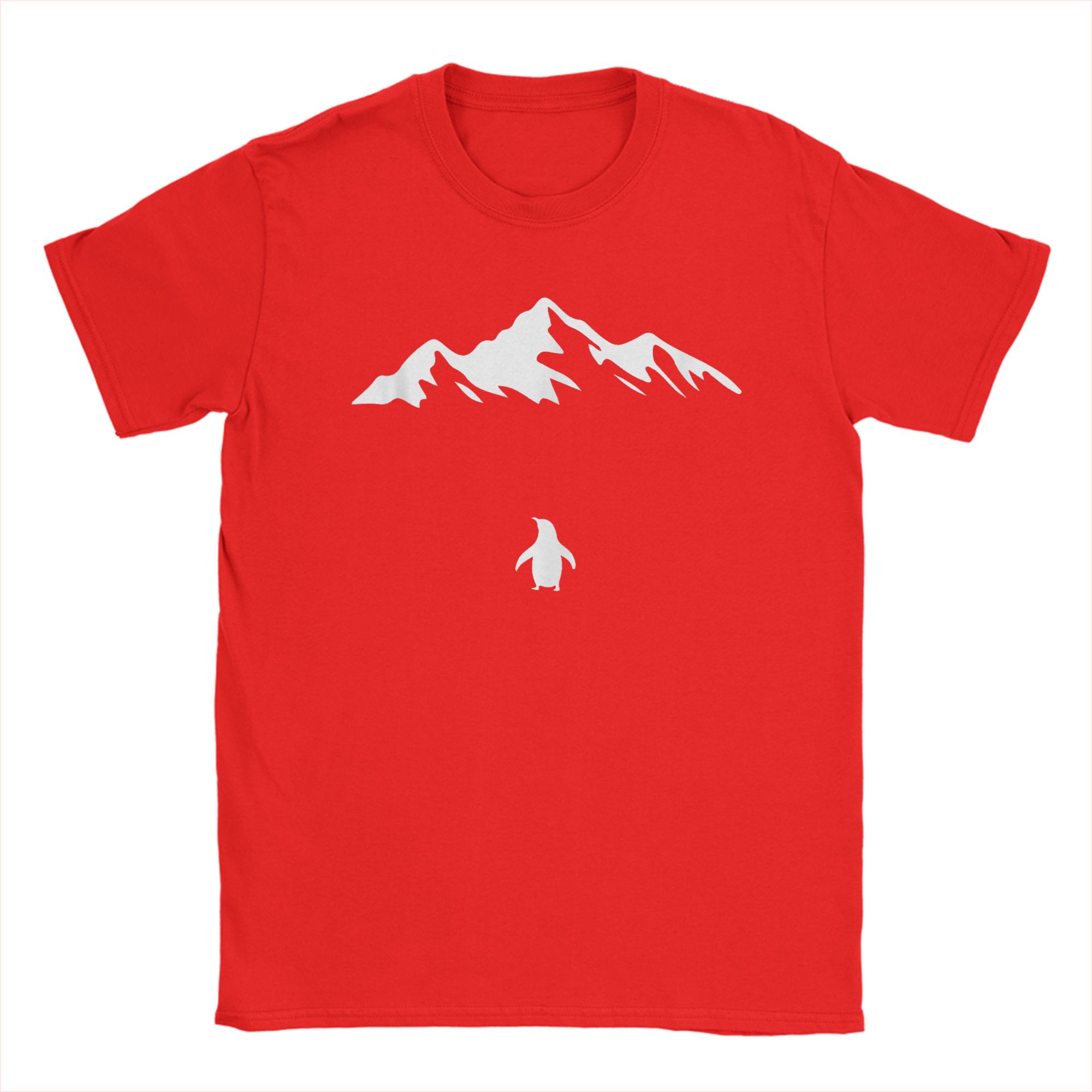 

Lone Penguin Survival But Why Funny Dark Meme TShirt Unisex Vintage Cotton Tees Crew Neck Short Sleeve T Shirt Summer Clothing S