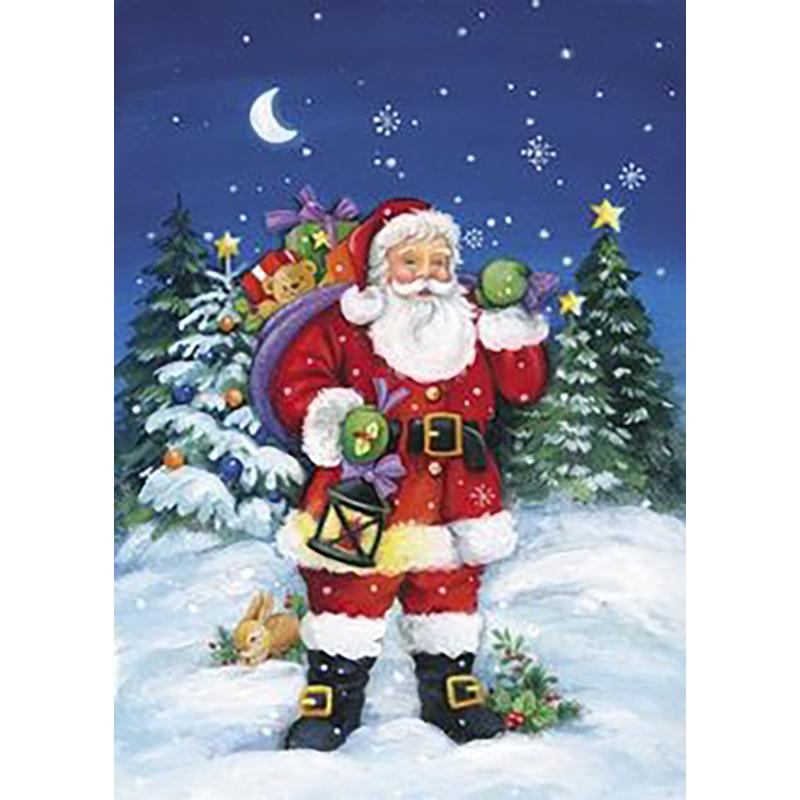 DIY Santa Claus 5D Diamond Painting Full Round Drill Cartoon Resin Wall Art Embroidery Craft Home Decor Handmade Christmas Gift