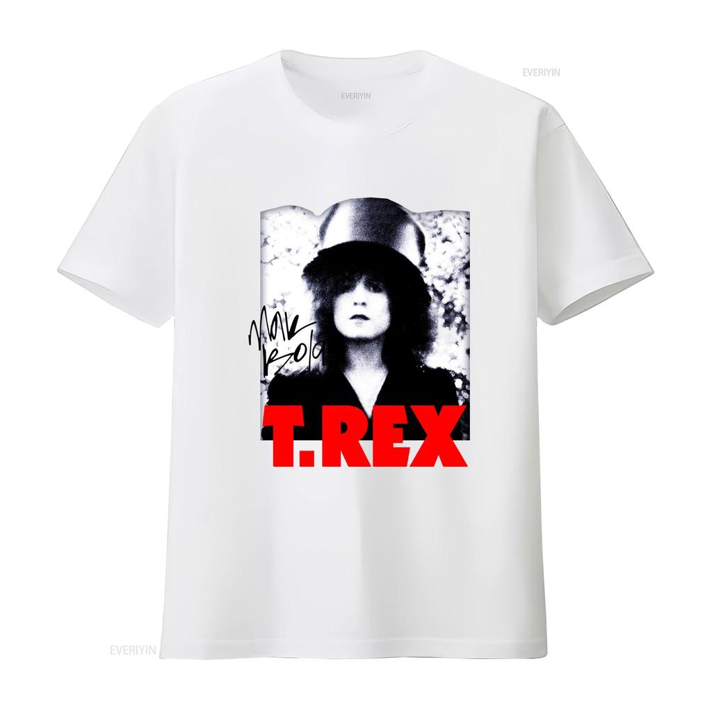 Vintage Marc Bolan T Rex Band Cotton Black Shirt S 5XL DI104 Vintage Washed Stretched Fashion Unisex Streetwear Casual Soft