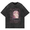 100% Baumwolle Vintage Gewaschen Album Heads Melanie Martinez T-Shirt 2026 Mode Herren/Damen Männlich Säurewäsche Tees