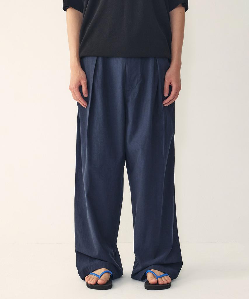 STUDIO TOMBOY Bundle [Men] Double Button String Elastic Pants_Navy 9156231191